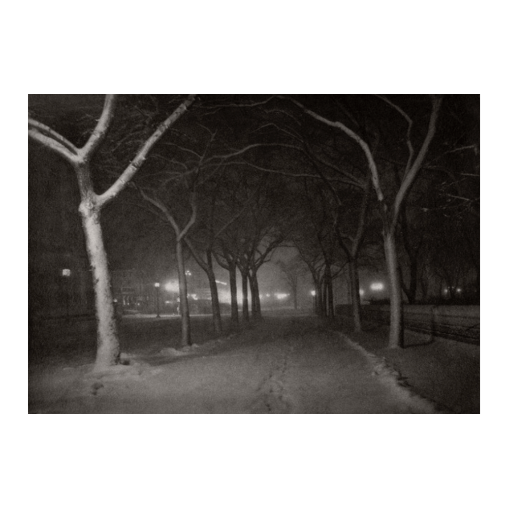 Alfred Stieglitz: "An Icy Night, New York" (1898)