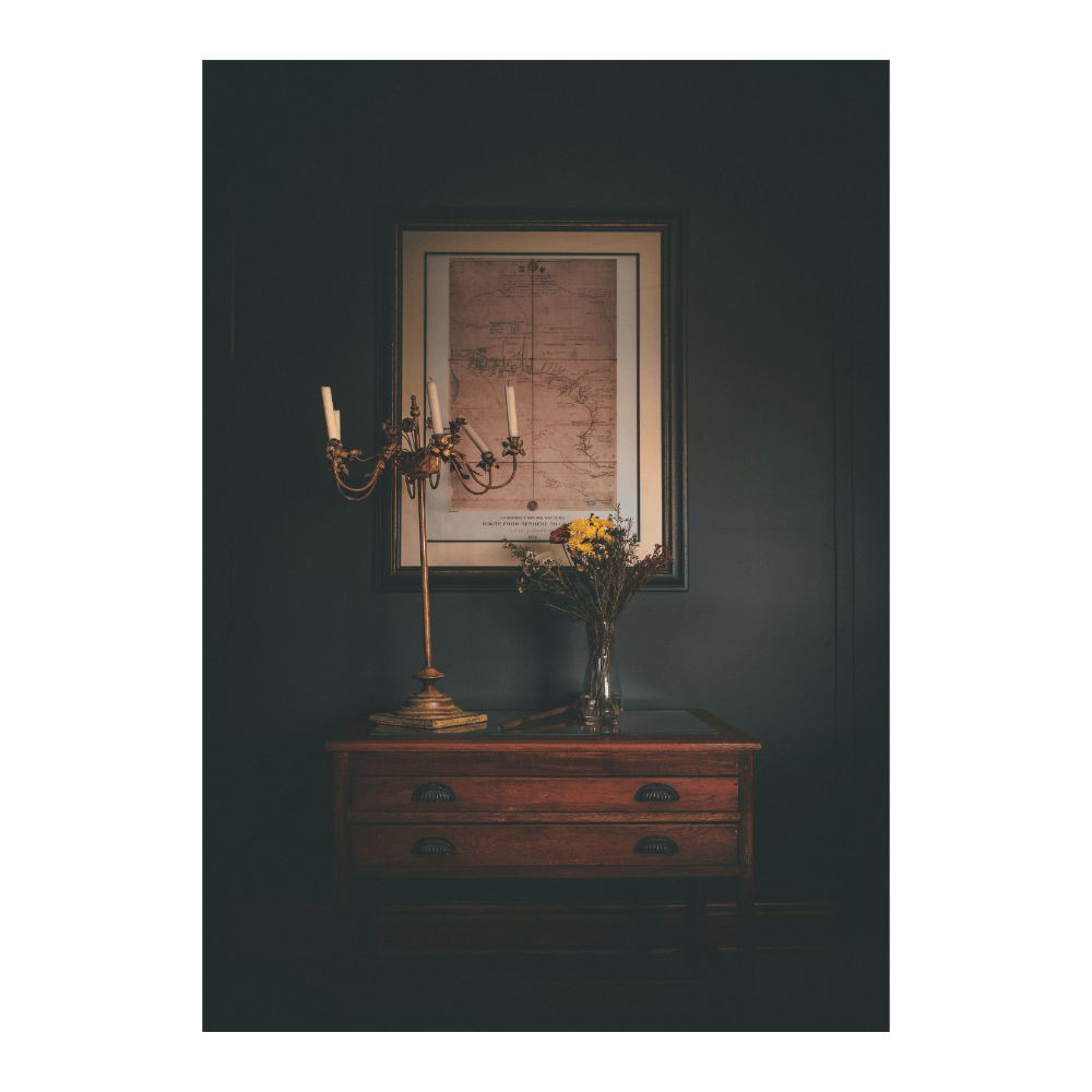 Candelabra And Wildflowers