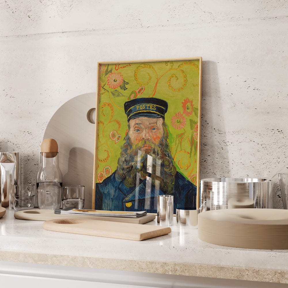 Van Gogh 1889: "Portrait of the Postman Joseph Roulin"