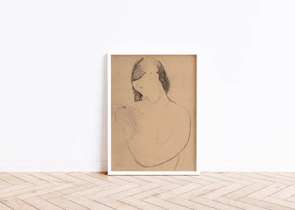 Modigliani: "Busta di donna con testa di profile" (1916)