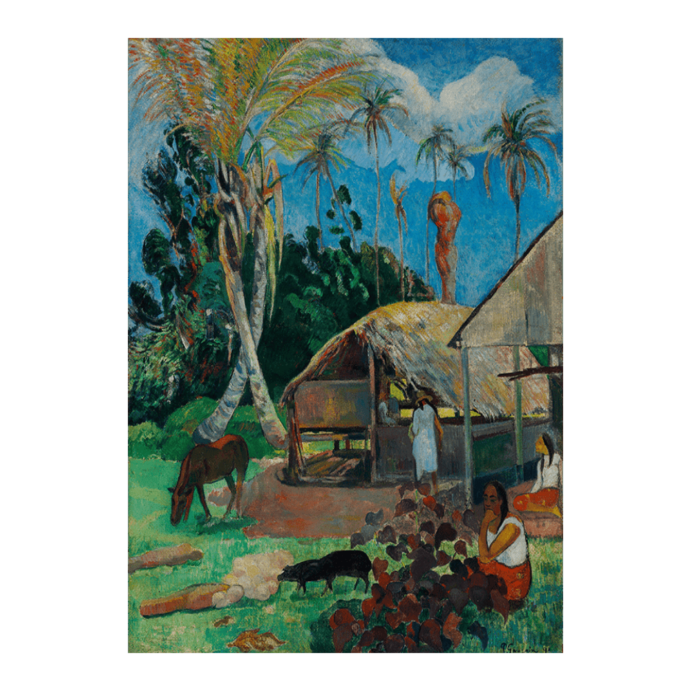 Paul Gauguin: "The Black Pigs"