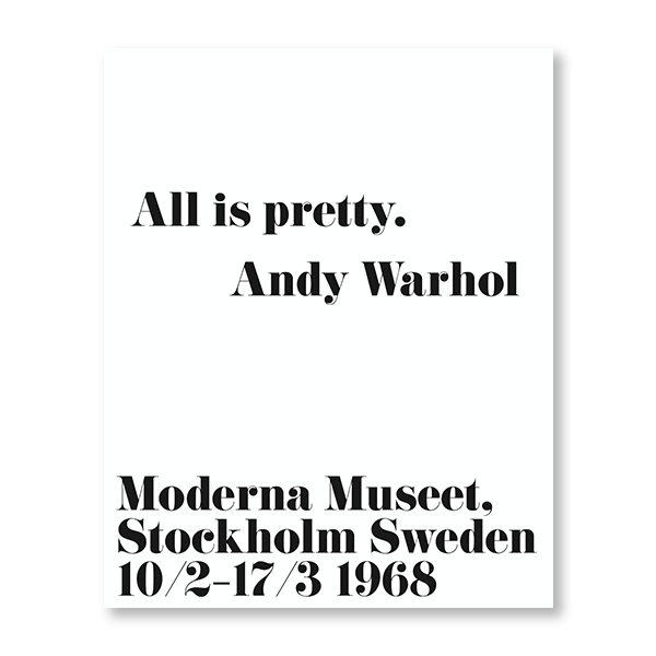 Andy Warhol Quote III - Jasper & Jute