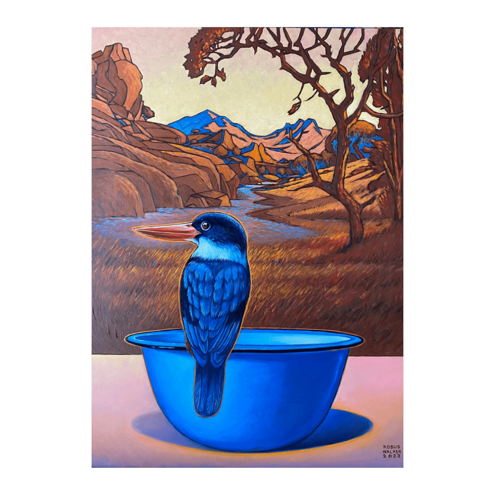 Black Hooded Kingfisher