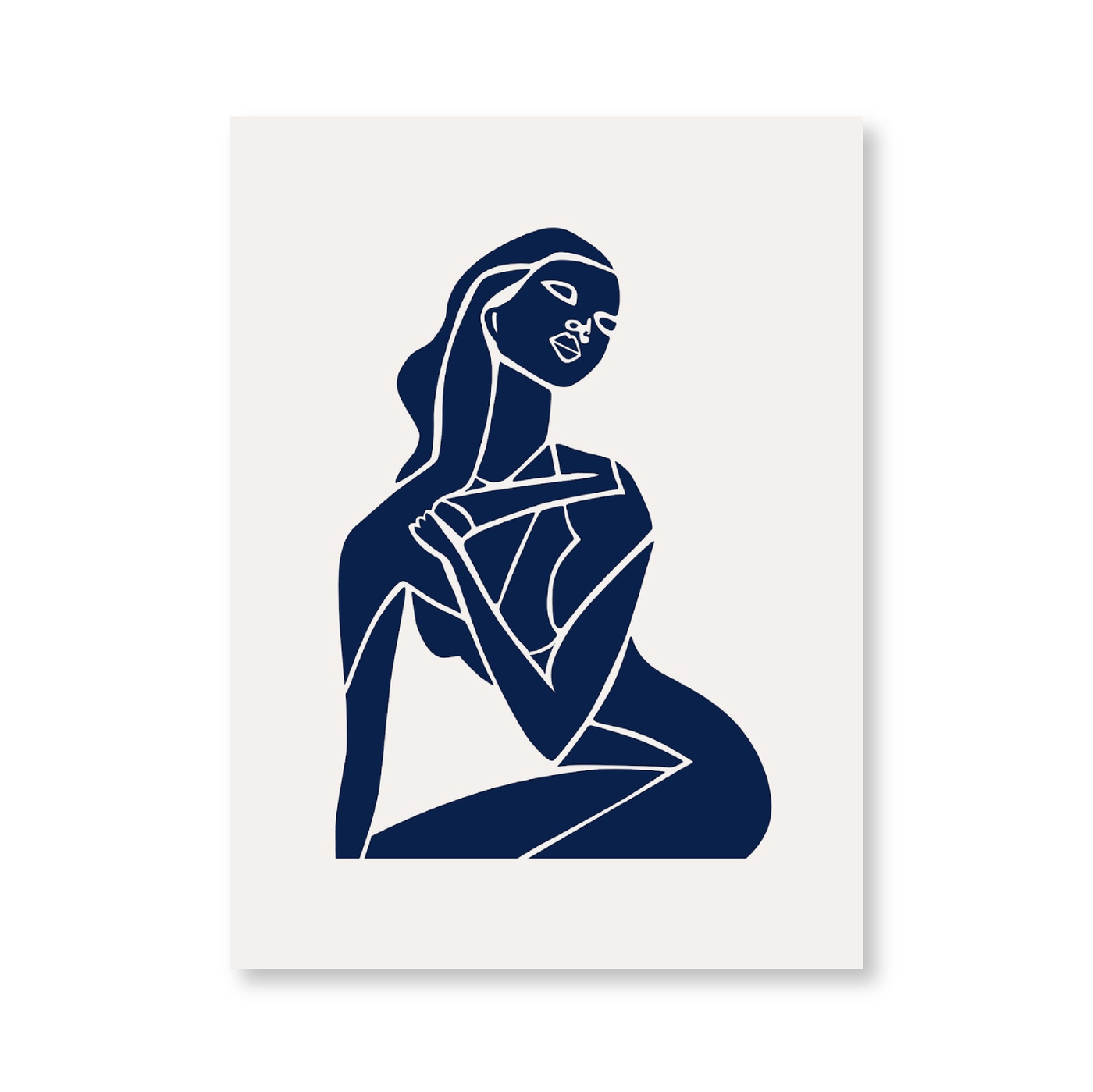 Blue Figure I - Jasper & Jute