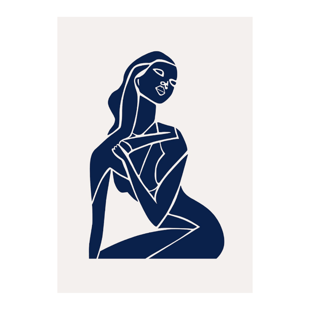 ‍Blue Figure I (100% off)