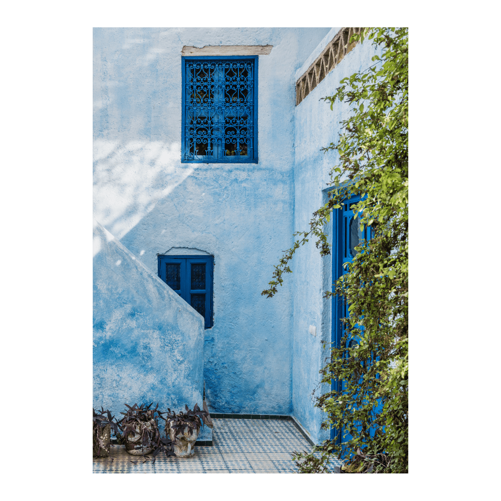 Blue Facade in Morocco