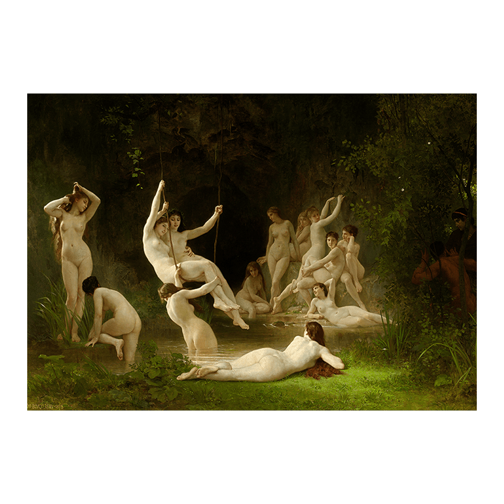 Bouguereau: "Nymphaeum" (1878)