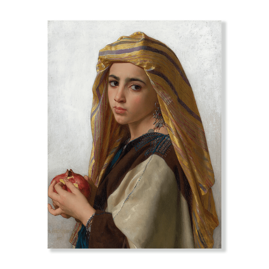 Bouguereau: "Girl with a Pomegranate" (1875) - Jasper & Jute