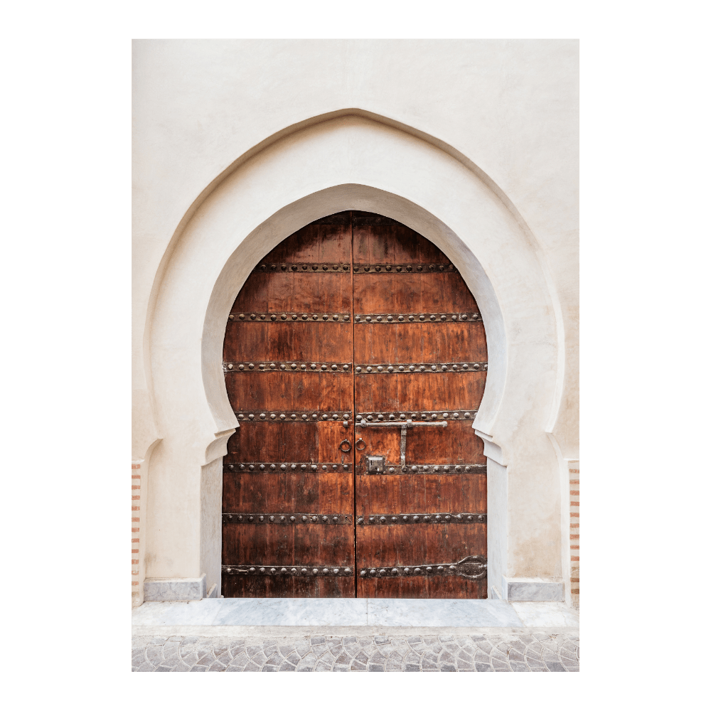 Brown Door in Morocco