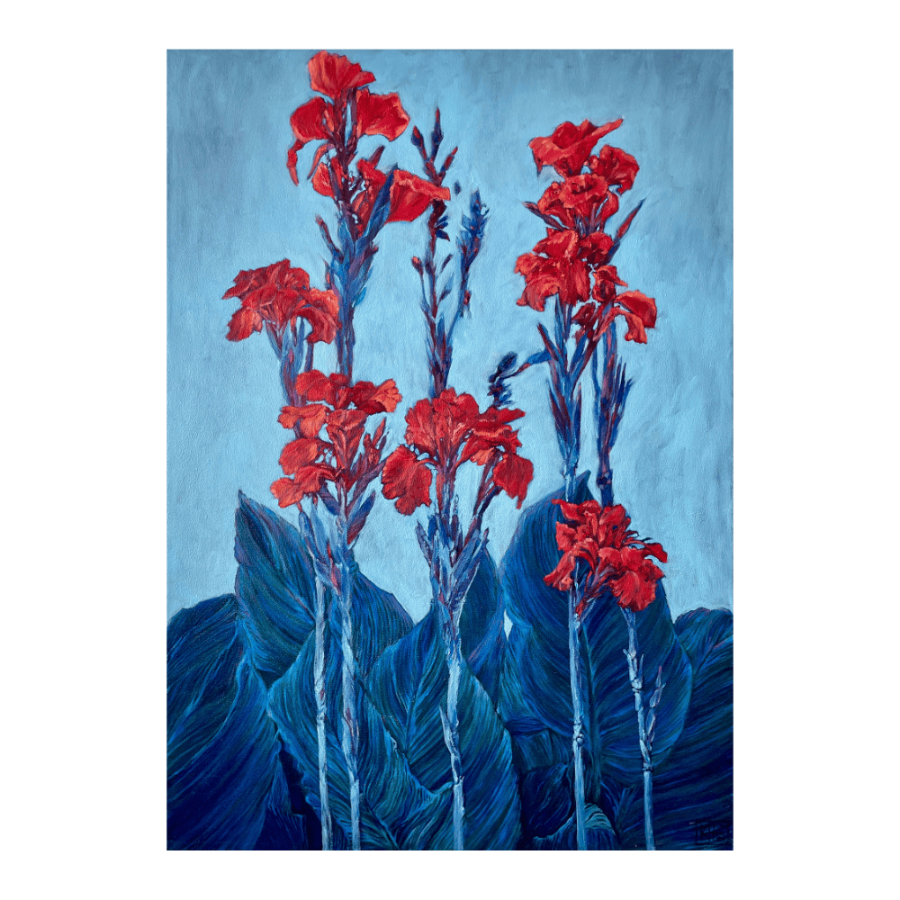 Cannas In Blue