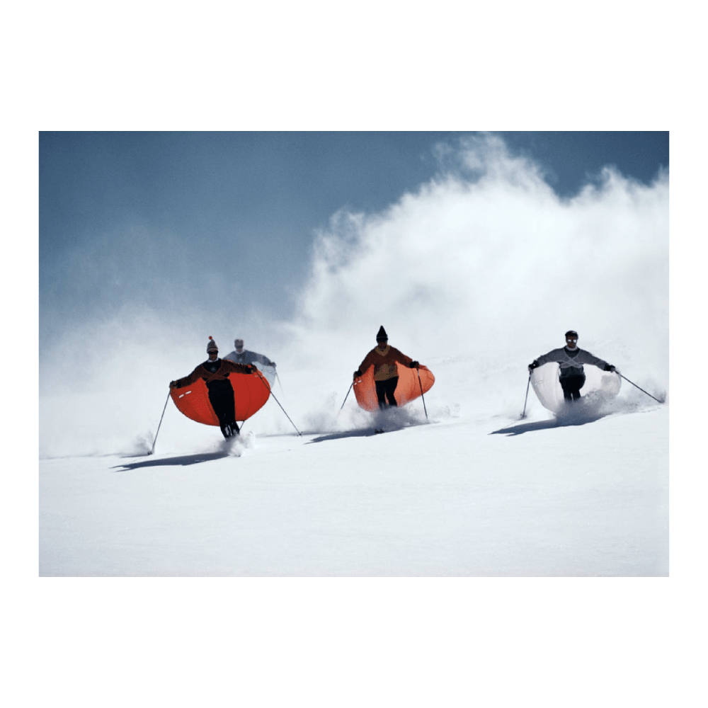 Caped Skiers
