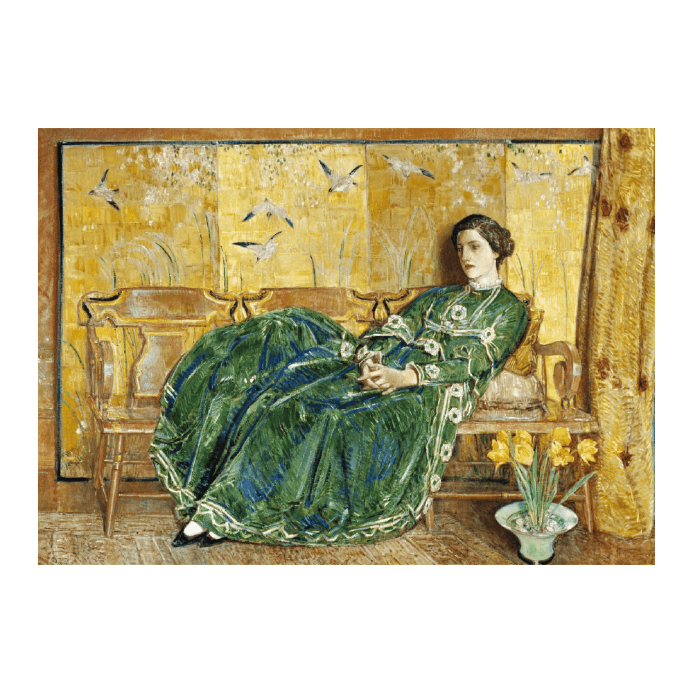 Childe Hassam - The Green Gown