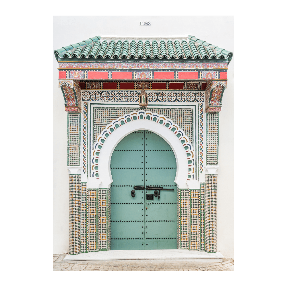 Colourful Door in Morocco