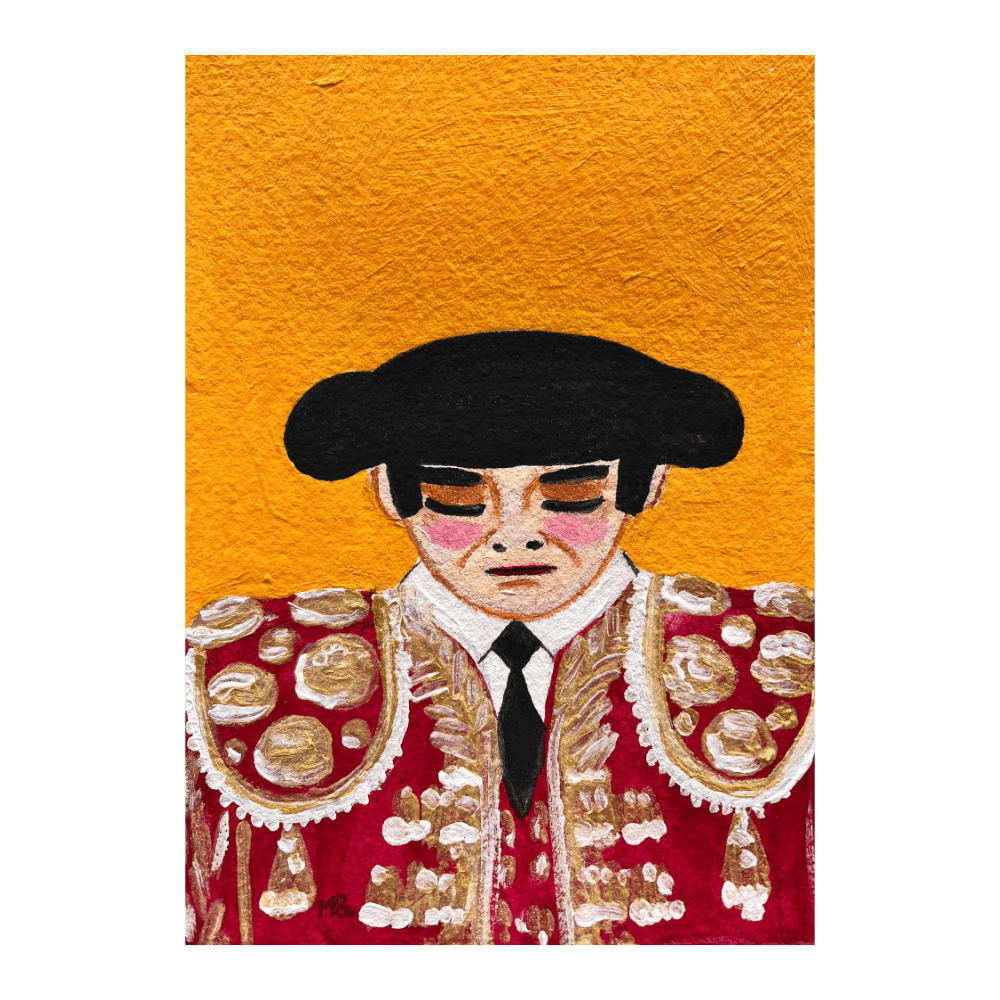 Torero Sobre Naranja
