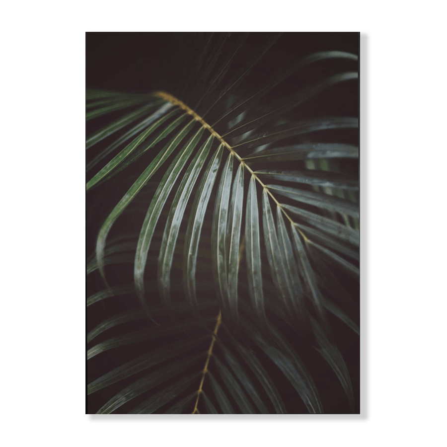 Dark Tropical Leaf III - Jasper & Jute