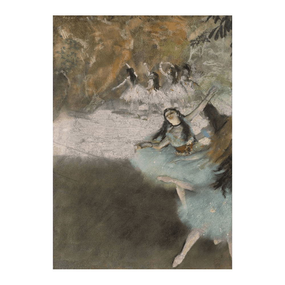 Edgar Degas: "On the Stage" (1876–1877)