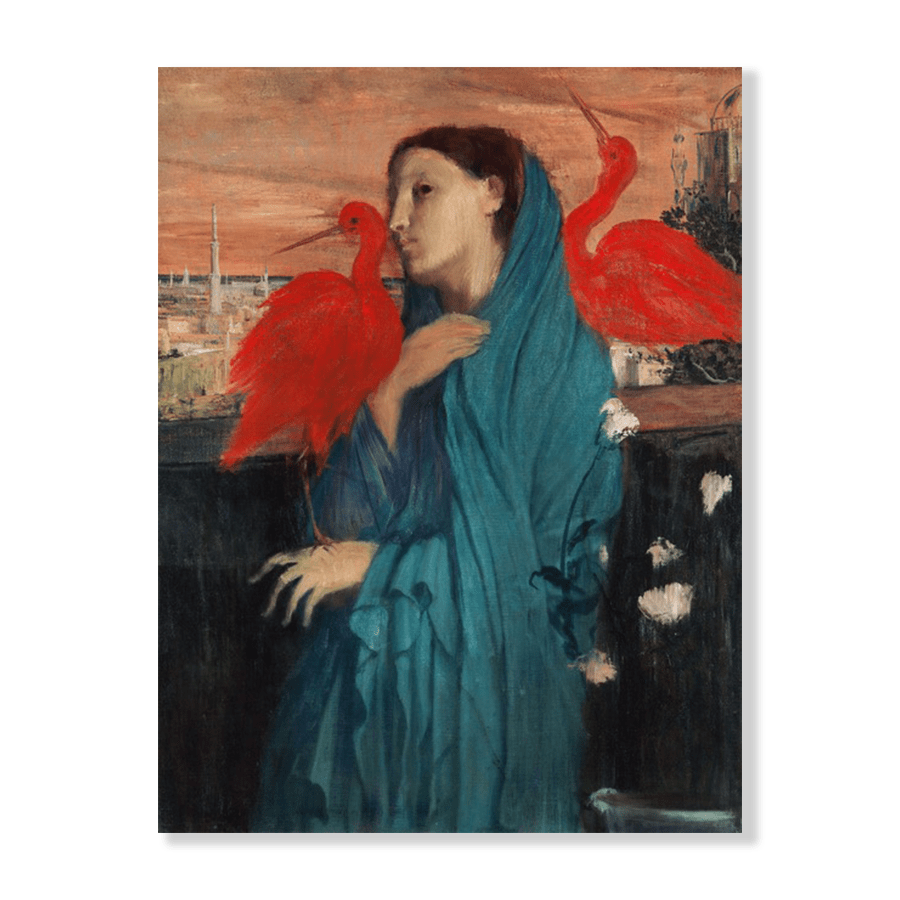 Edgar Degas: "Young Woman with Ibis" (1860–62) - Jasper & Jute