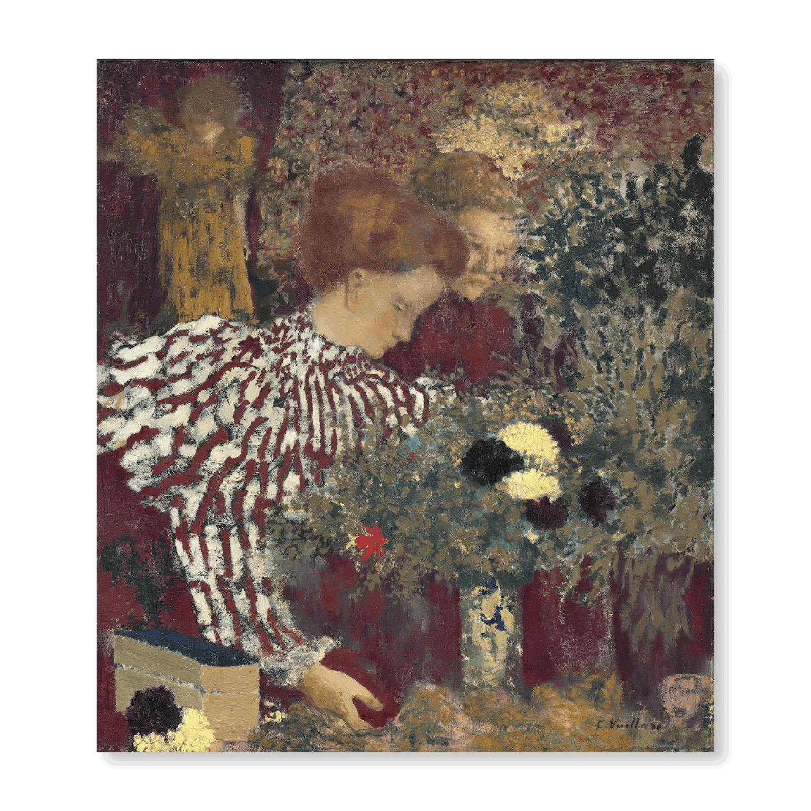 Édouard Vuillard - Woman in a Stripped Dress (1895) - Jasper & Jute