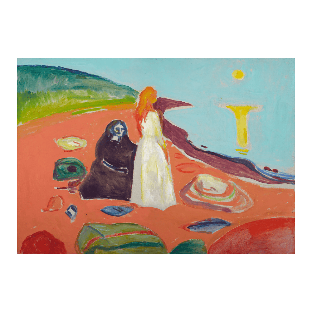 Edvard Munch - Two Women on the Shore II