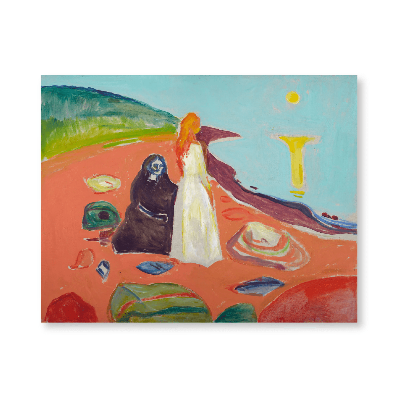 ‍Edvard Munch - Two Women on the Shore II (100% off)
