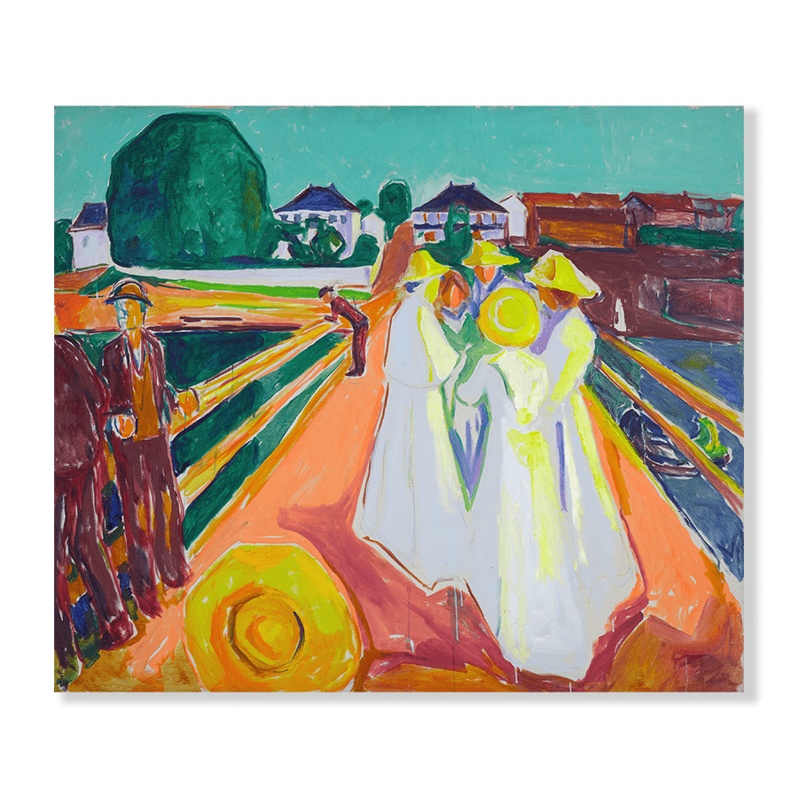 Edvard Munch: "The Women on the Bridge" (1934) - Jasper & Jute
