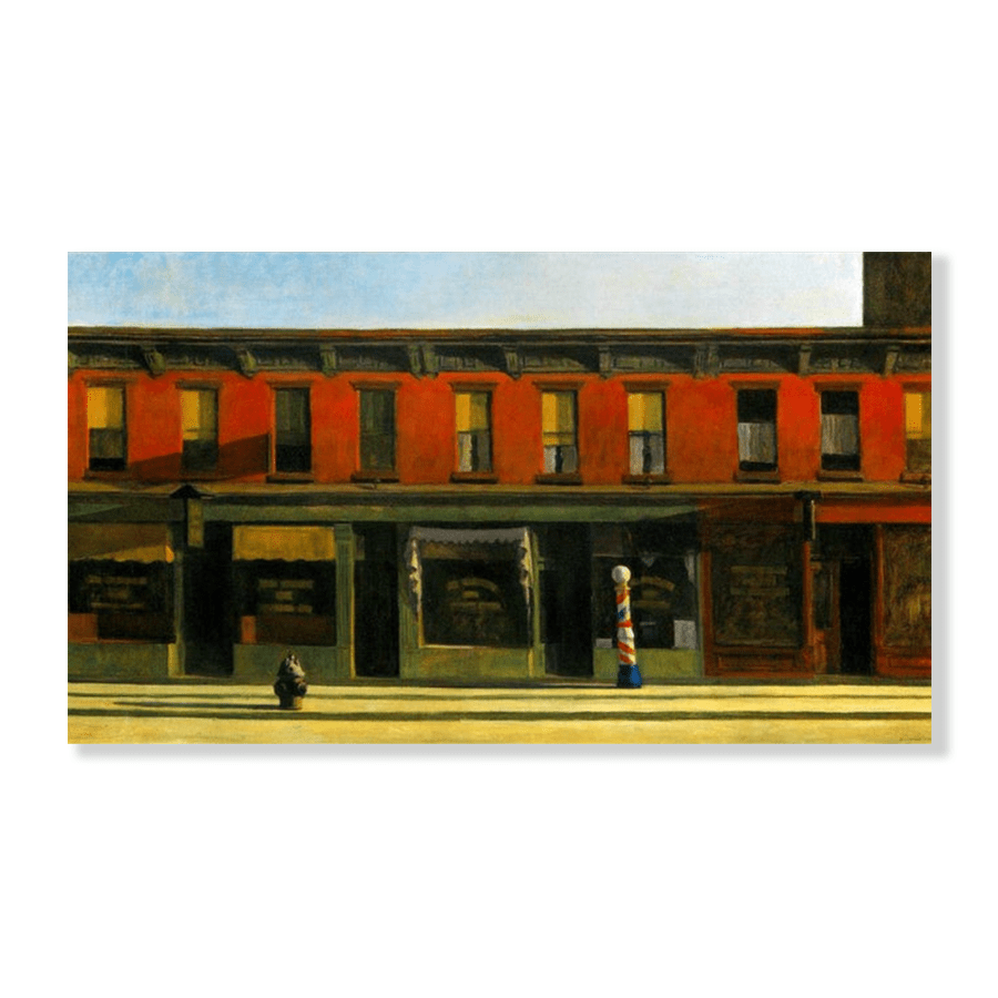 Edward Hopper: "Early Sunday Morning" - Jasper & Jute