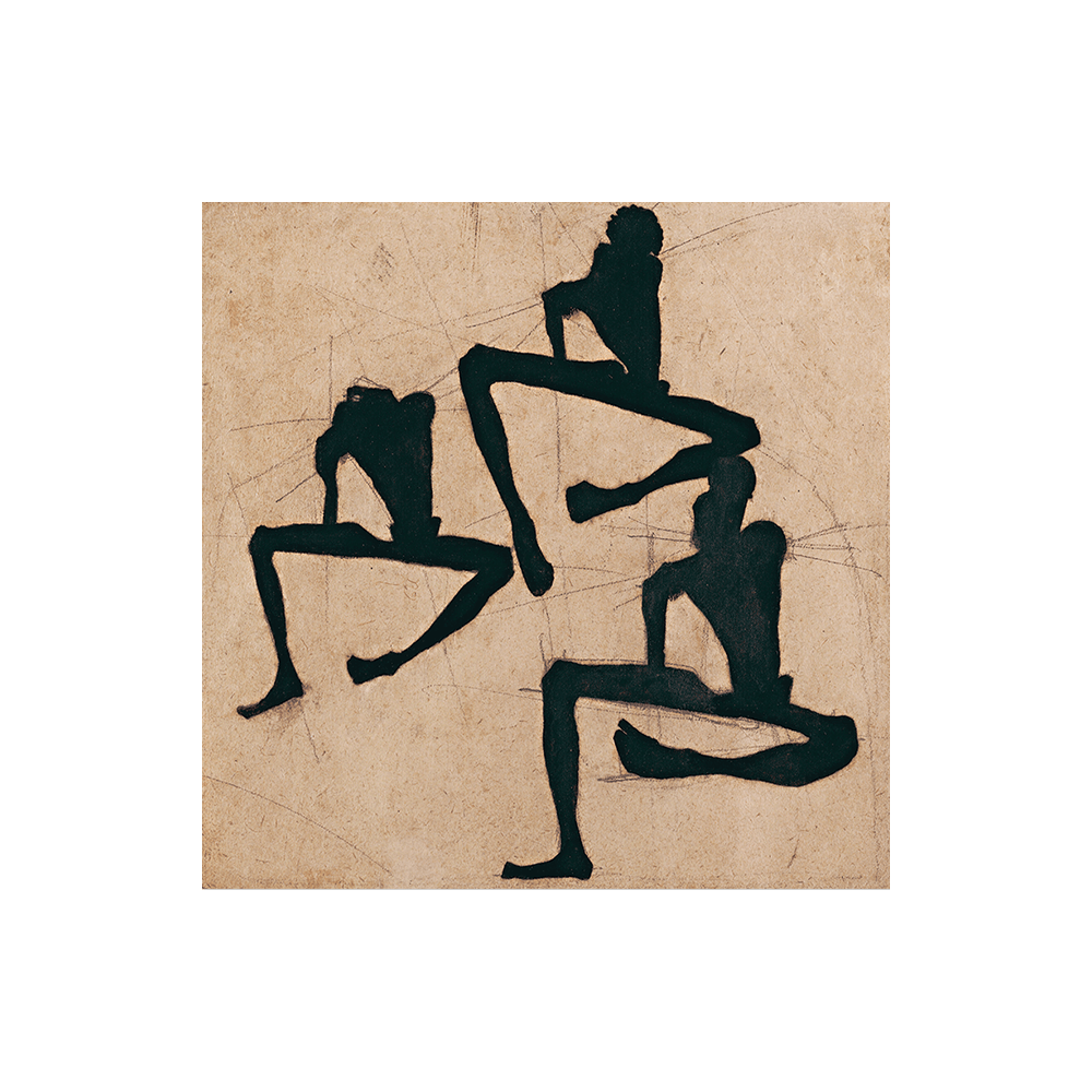 Egon Schiele: "Composition with Three Male Nudes" (1910)