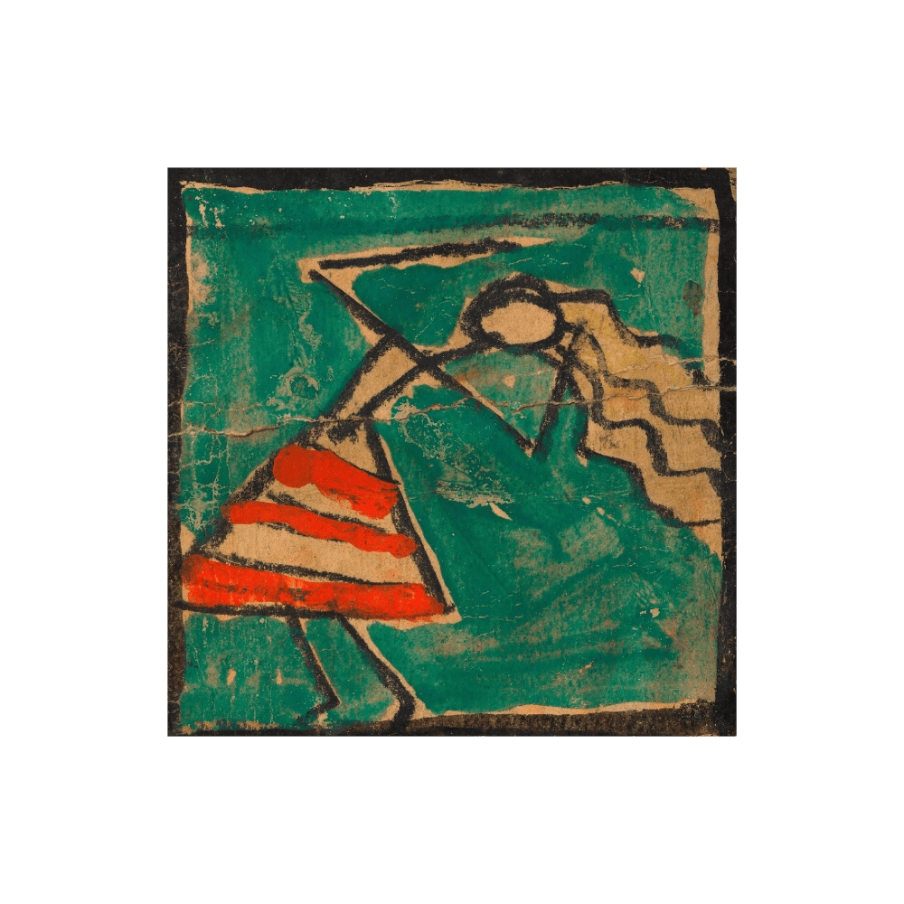 Egon Schiele - Tänzerin Mit Rot (1918)