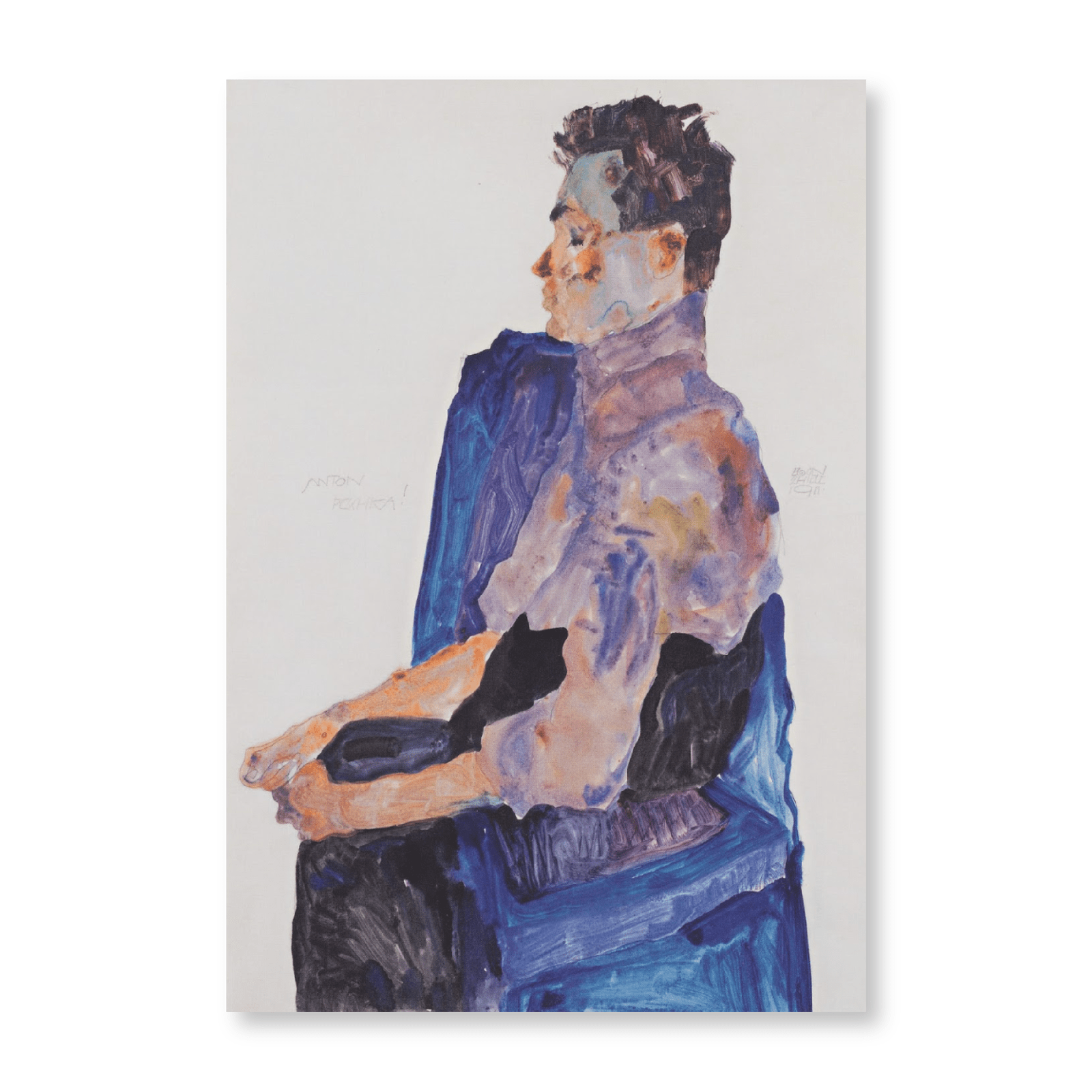 Egon Schiele - Portrait Of Anton Peschka (1911) - Jasper & Jute