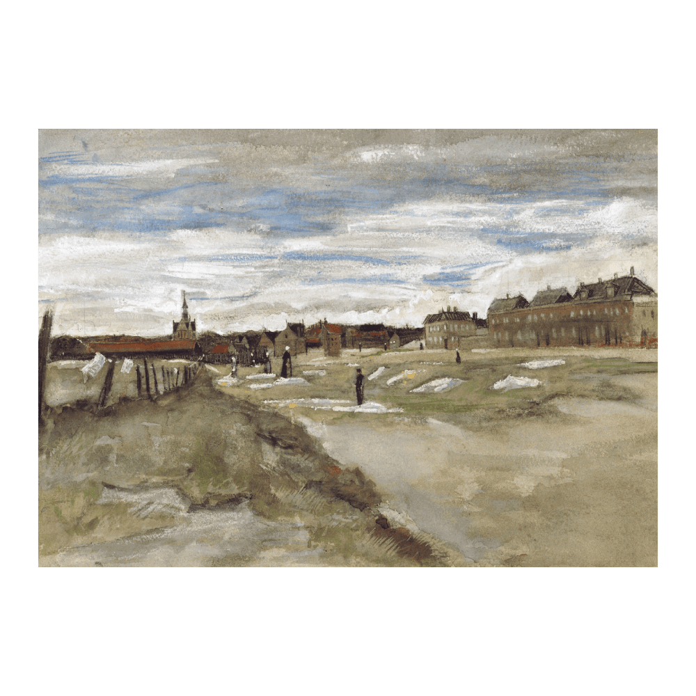 Van Gogh: "Bleachery at Scheveningen (1882)"