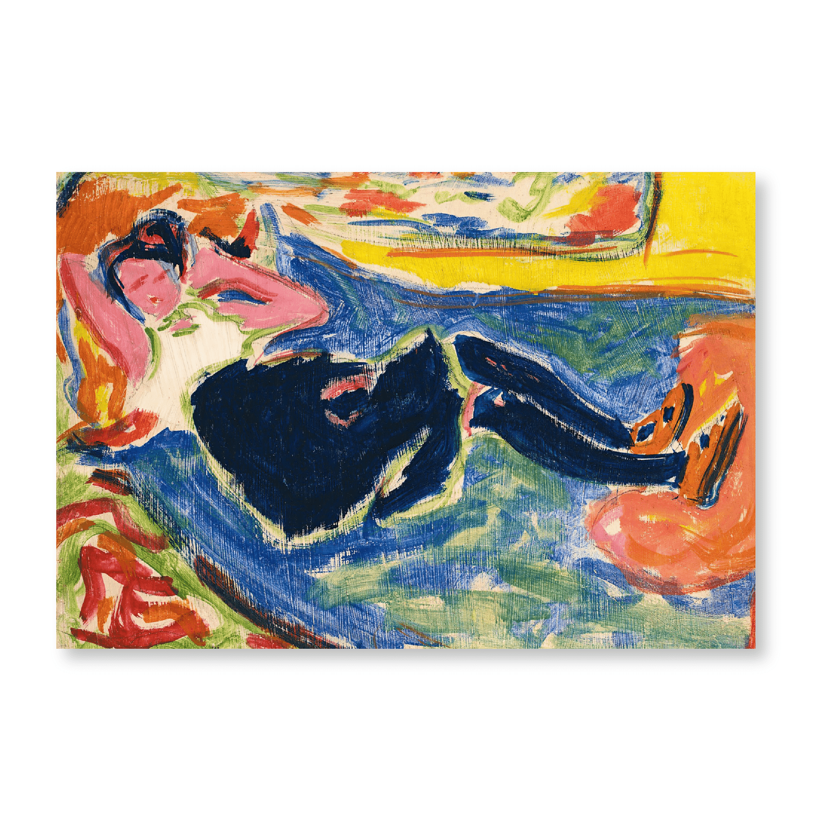 Ernst Ludwig Kirchner - The Black Grete (1909) - Jasper & Jute