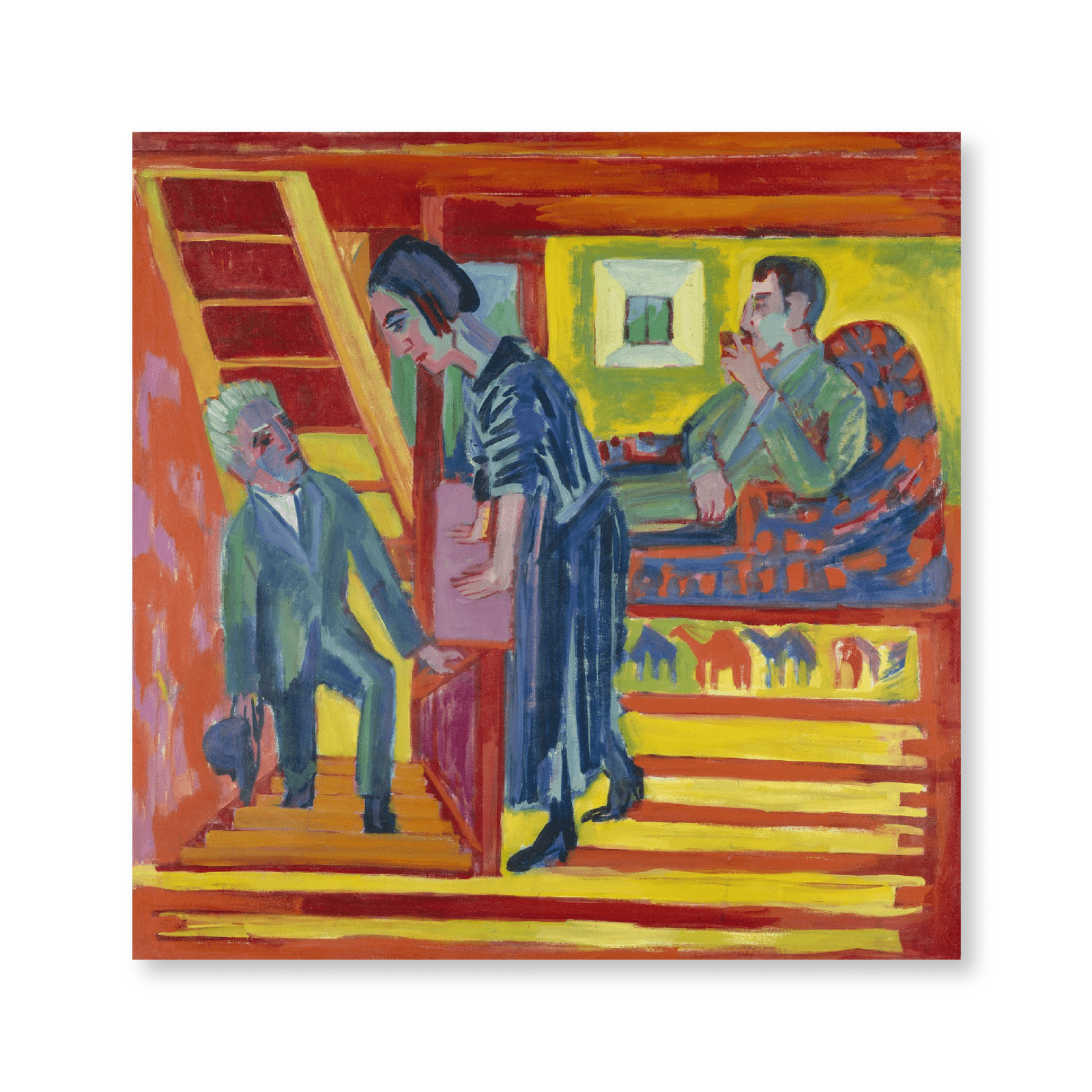 Ernst Ludwig Kirchner - The Visit (1922) - Jasper & Jute