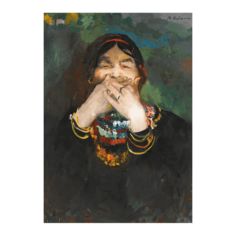 Filipp Malyavin - "Laughing Baba"