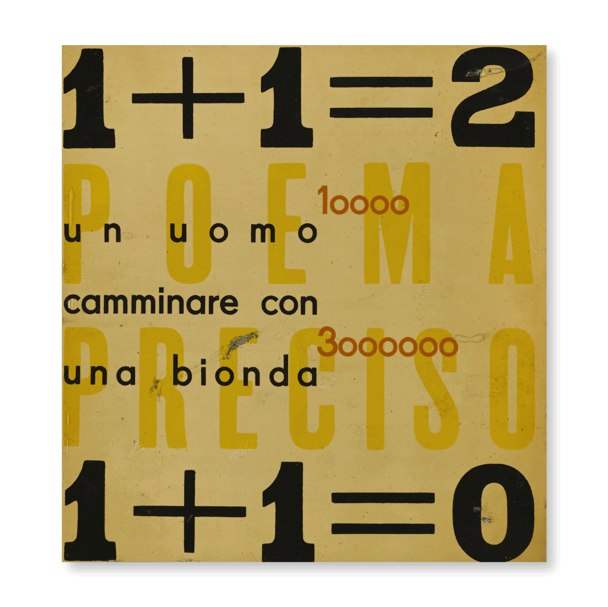 Filippo Tommaso Marinetti - "Parole in liberta; Pl. XI" (1932) - Jasper & Jute
