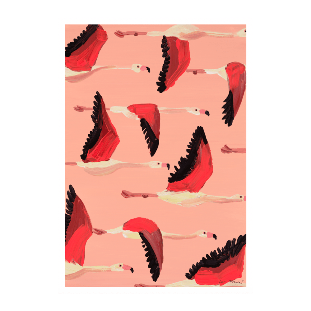 Flamingo Fly By | Limited Edition
