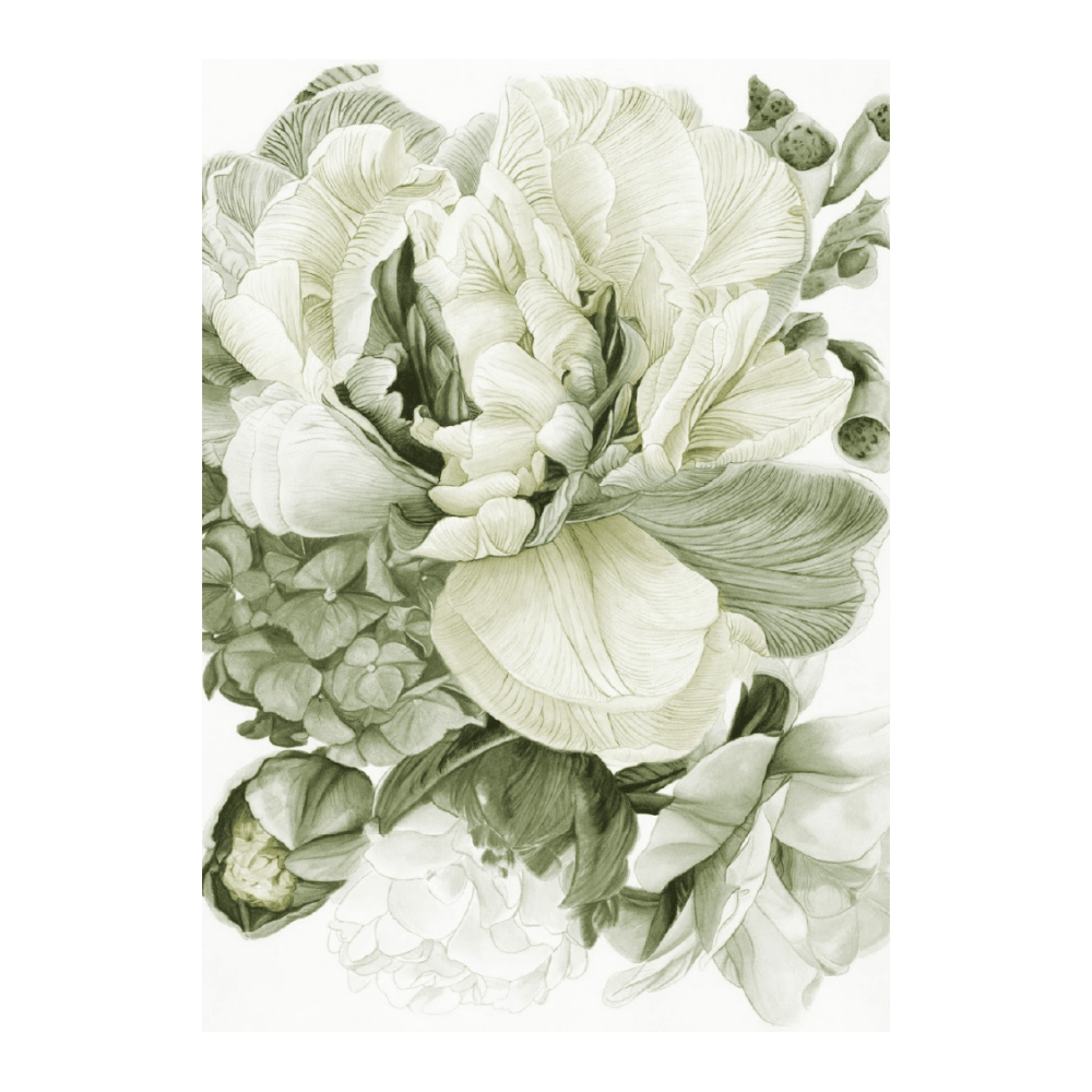 Floral Bouquet II Olive