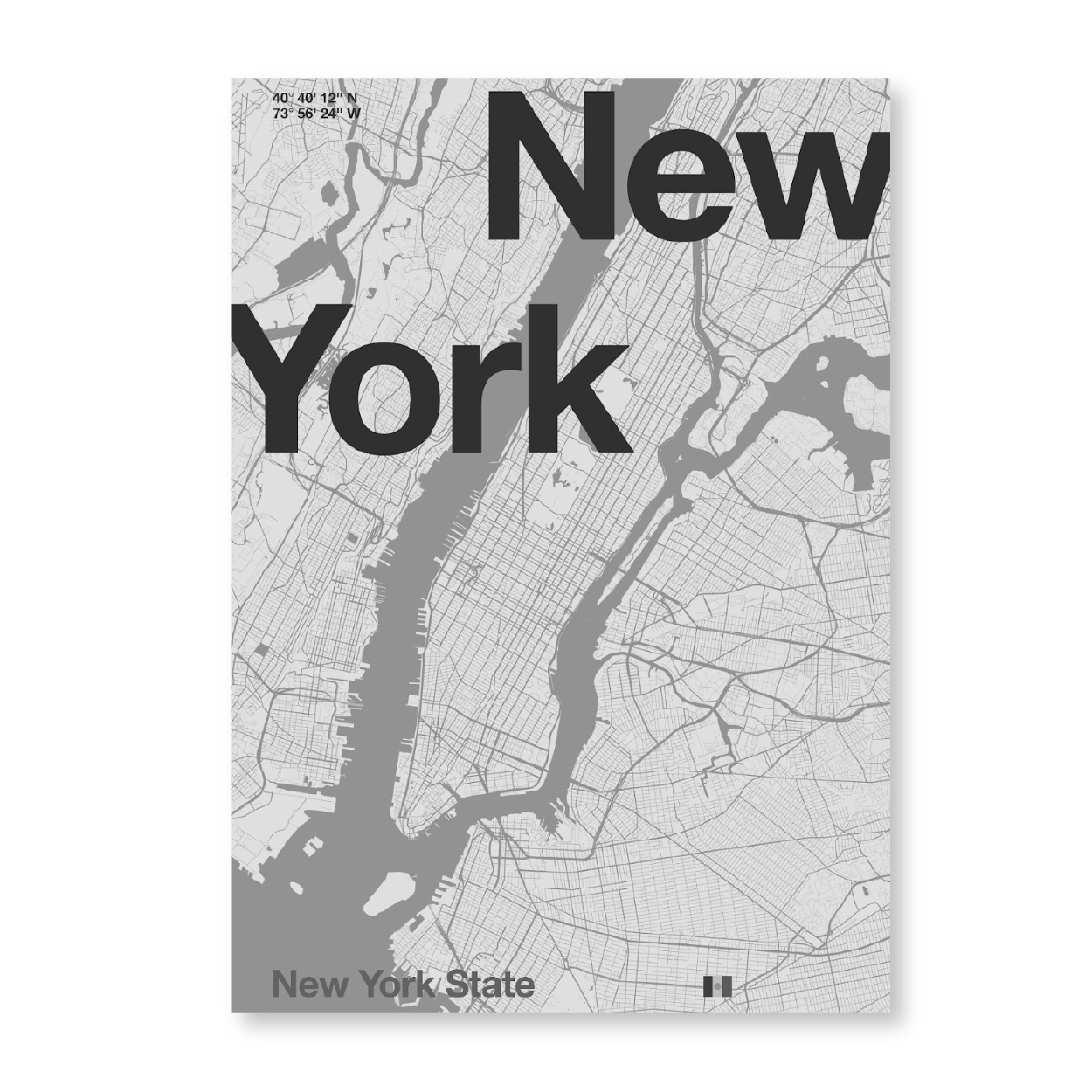 New York Minimal Map