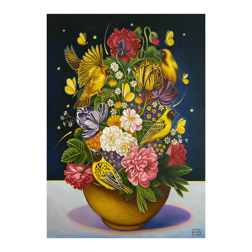 Flowers, Birds And Butterflies