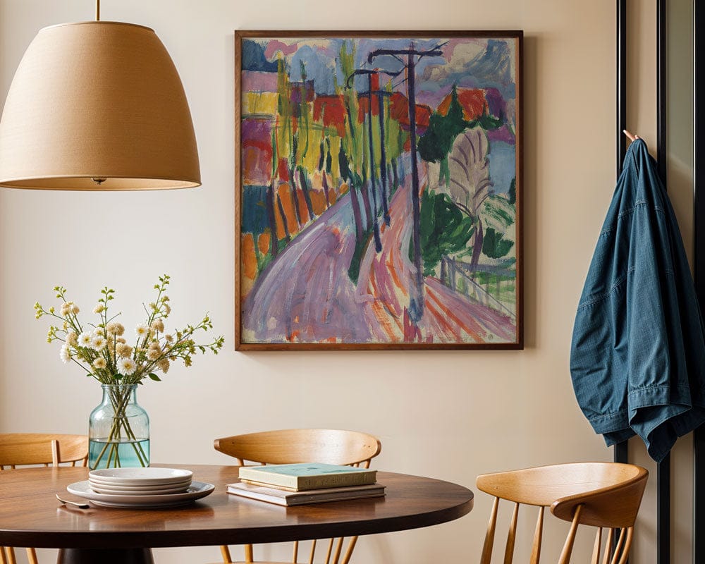 Hermann Scherer - Road With Trees (1927)