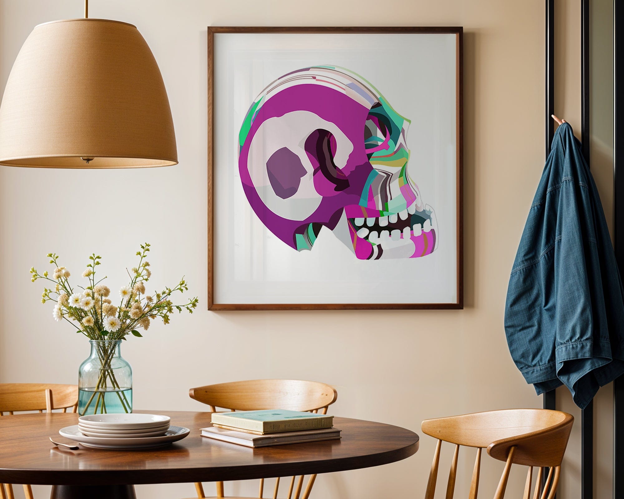 FLIP FLOP SKULL IN PURPLE