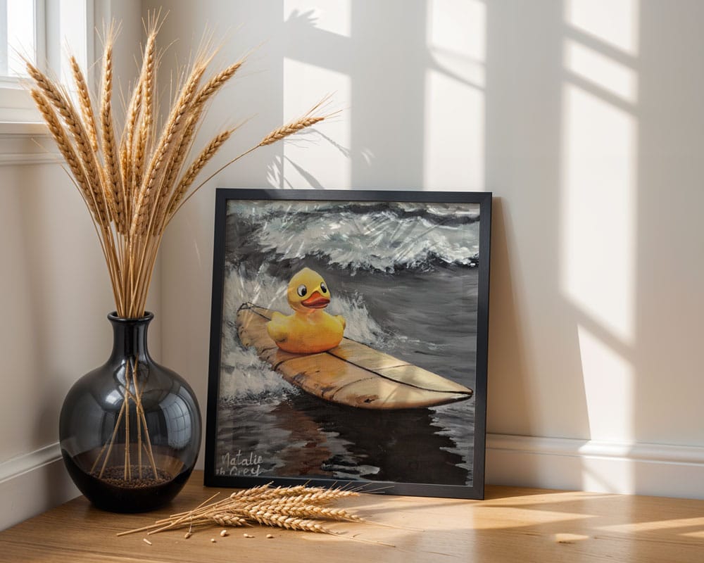Surfing Dude Duck