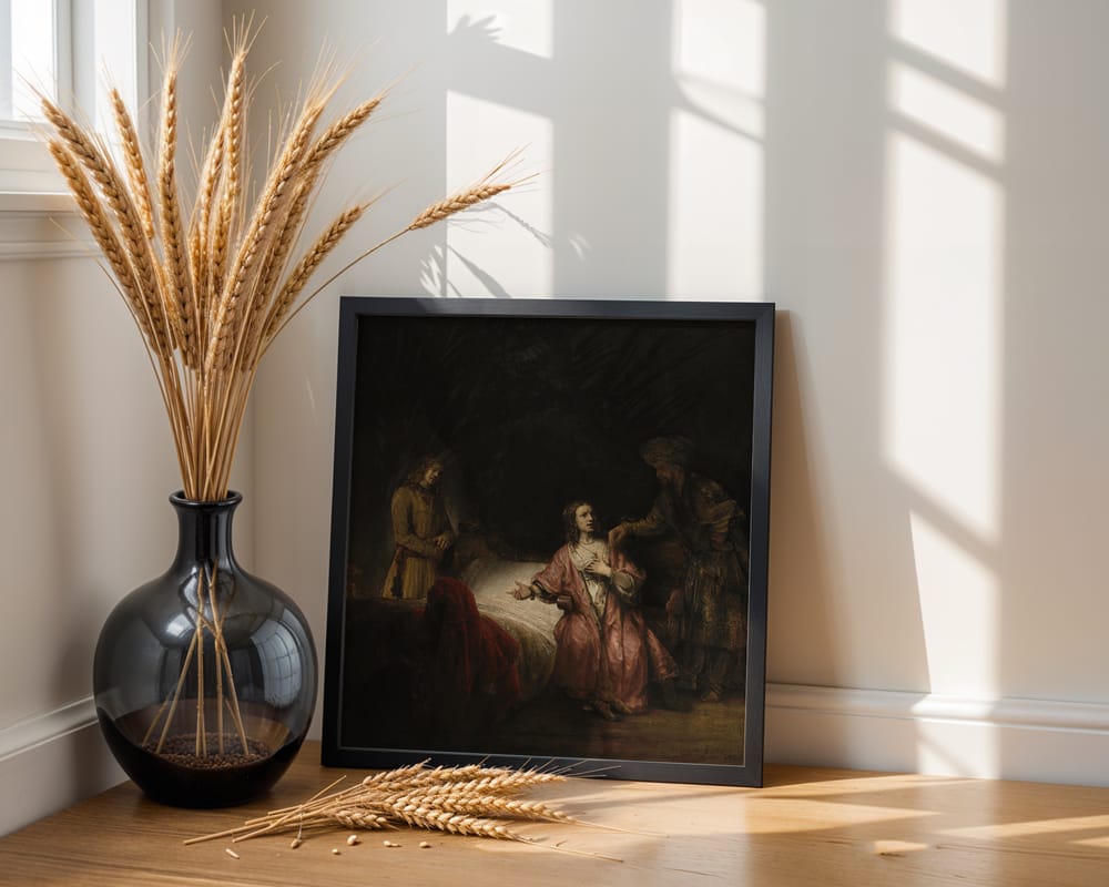 Rembrandt: "Joseph Accused by Potiphar's Wife" (1655)