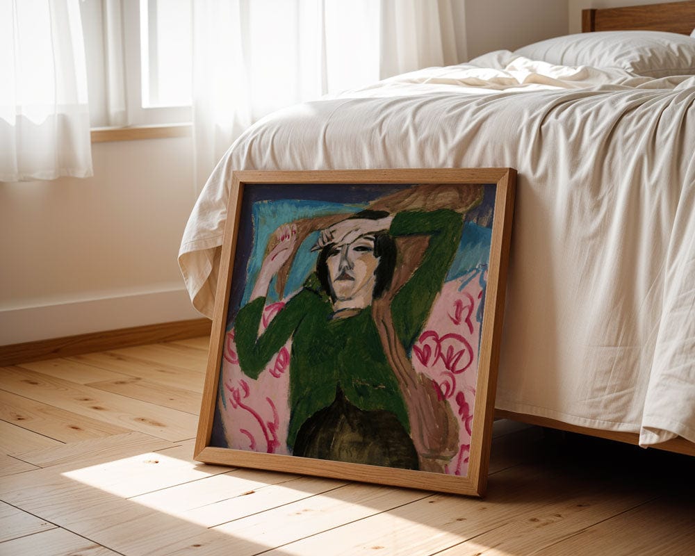 Ernst Ludwig Kirchner: "Woman in a Green Jacket" (1913)