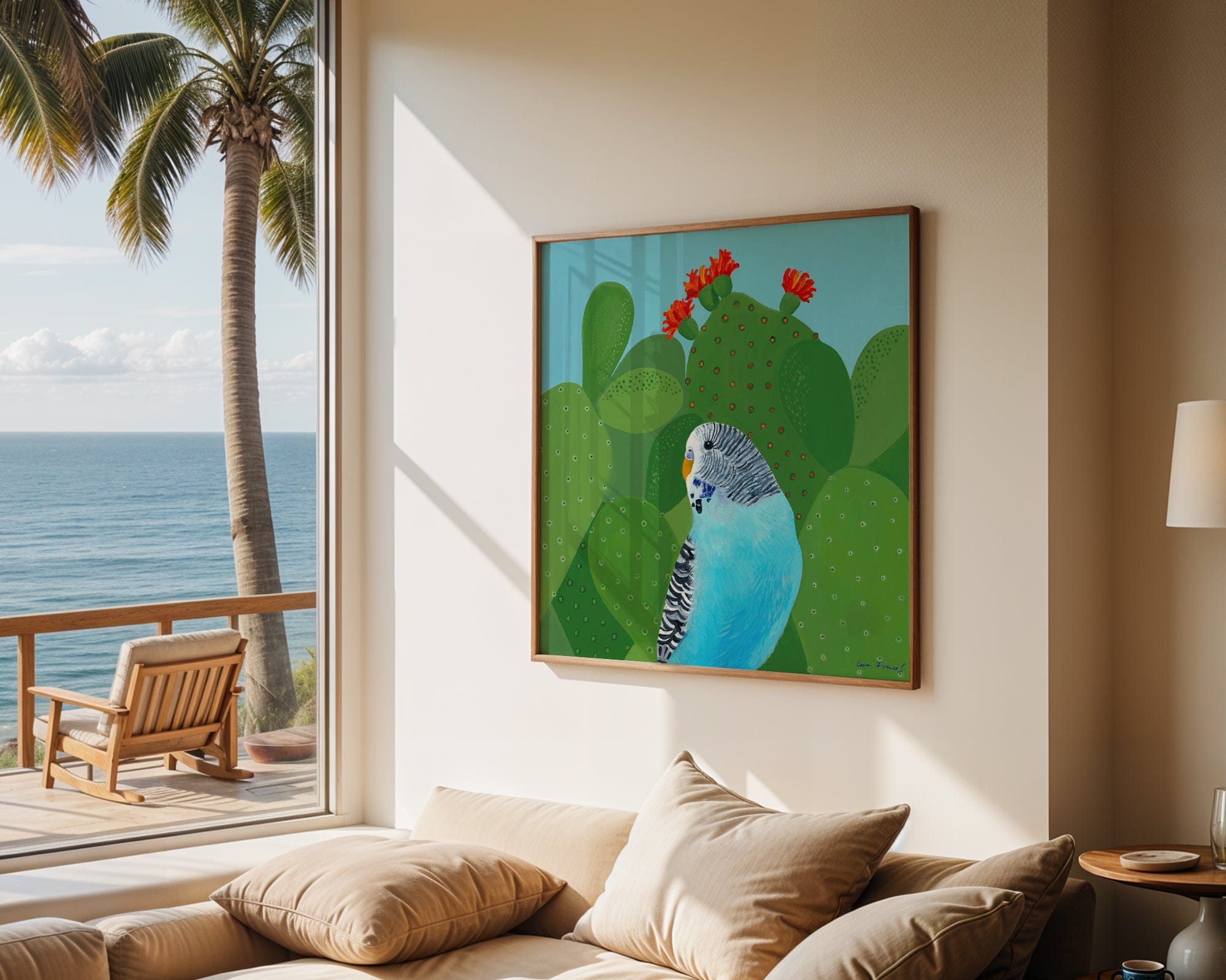 Flowering Budgie