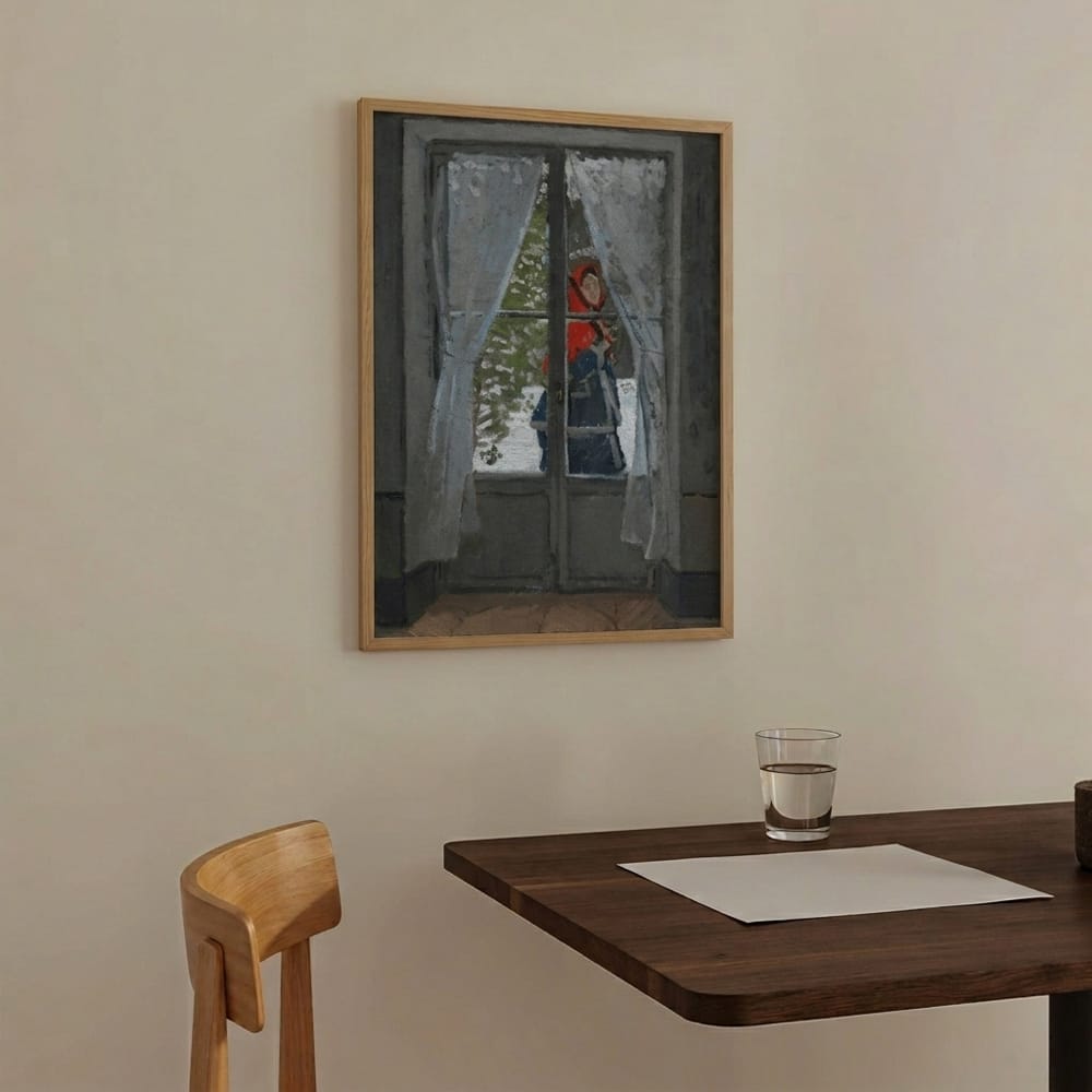 Monet: "The Red Kerchief" (c.1868)