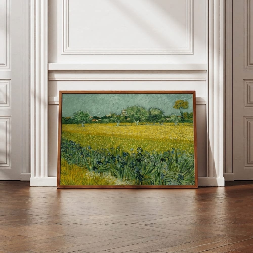 Van Gogh: "Field with flowers near Arles (1888)"