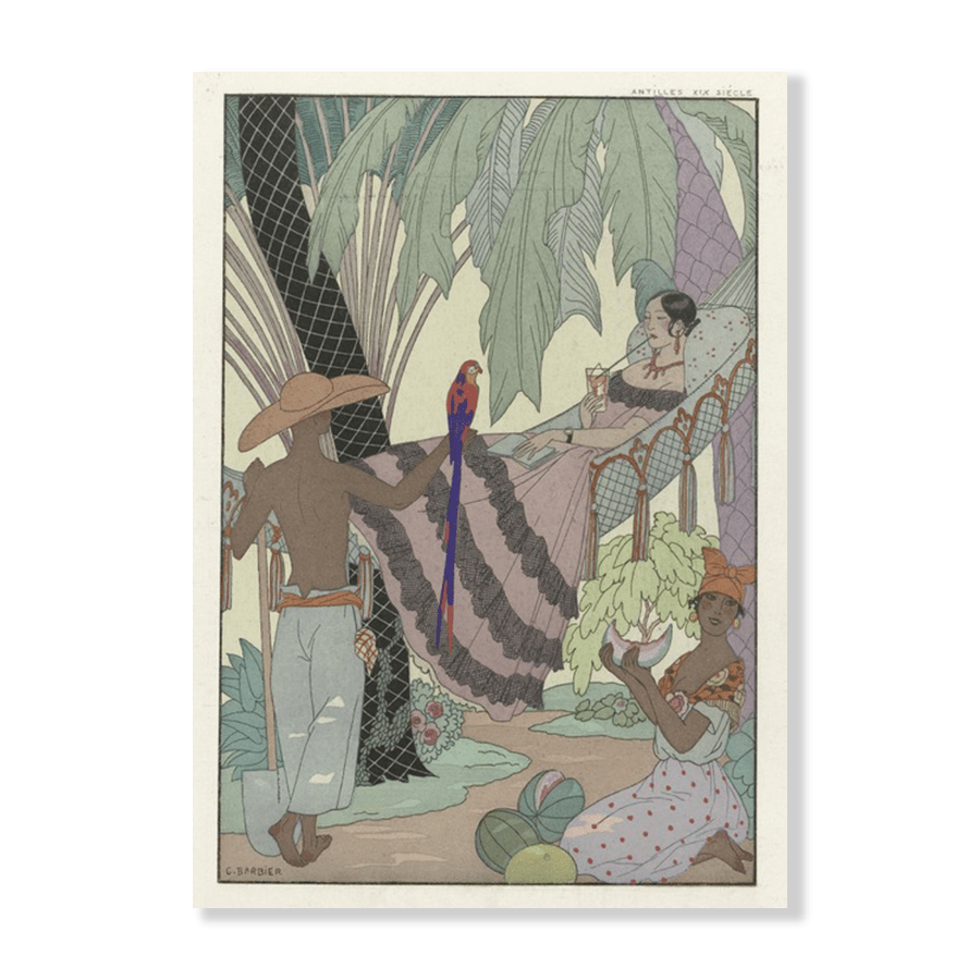 George Barbier: "La Belle Indolente" - Jasper & Jute