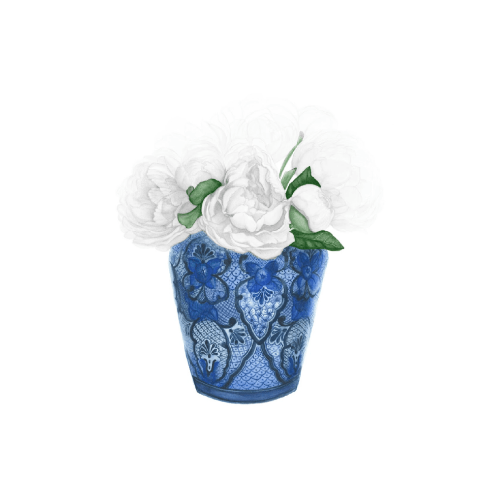 Ginger Jar White Hydrangea
