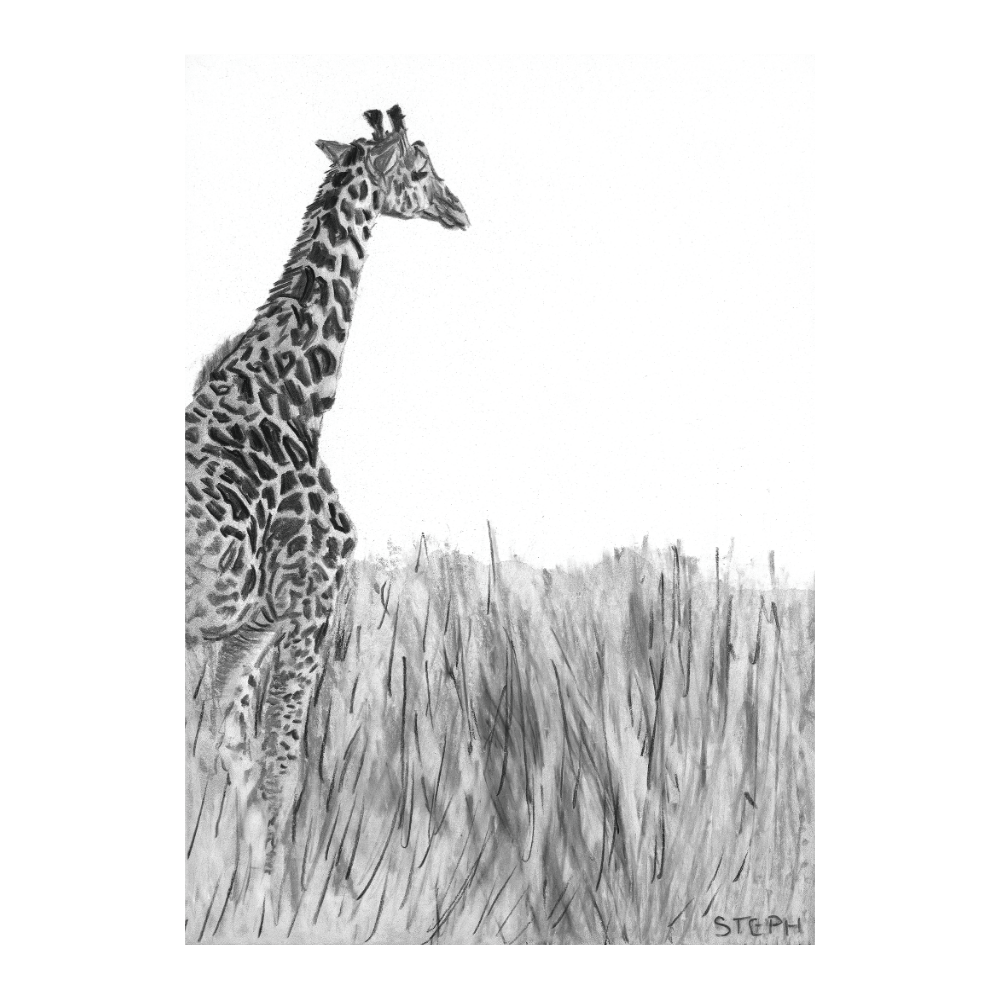 Giraffe Grass