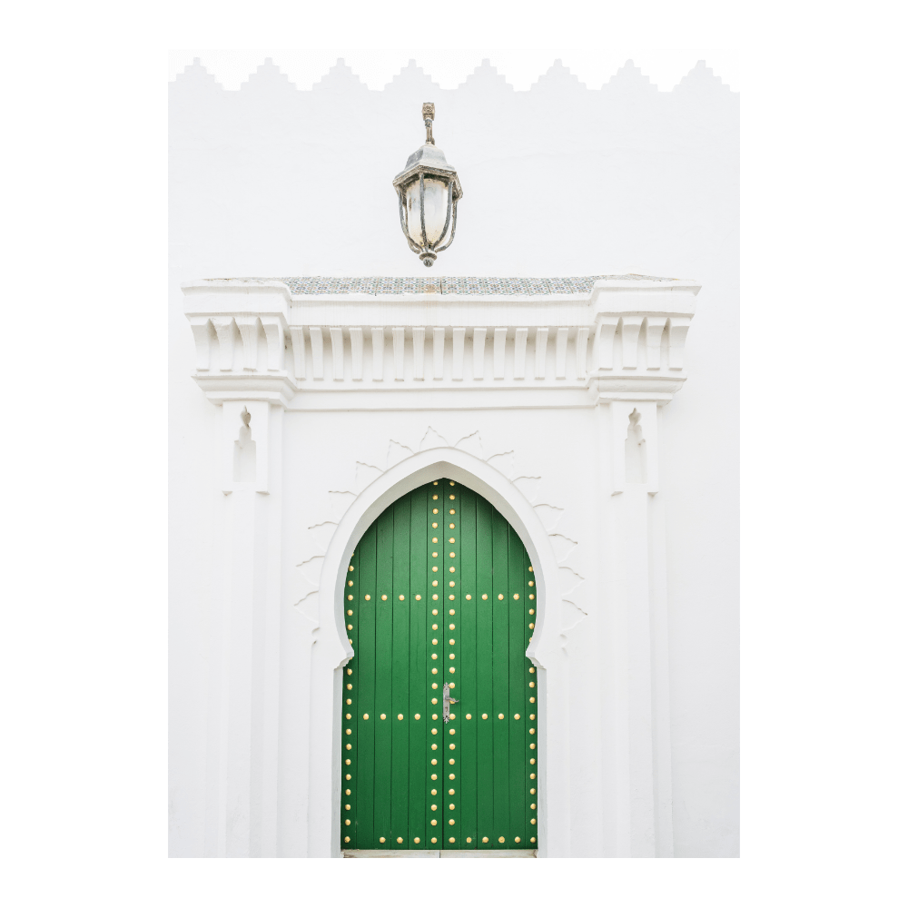Green Door in Morocco